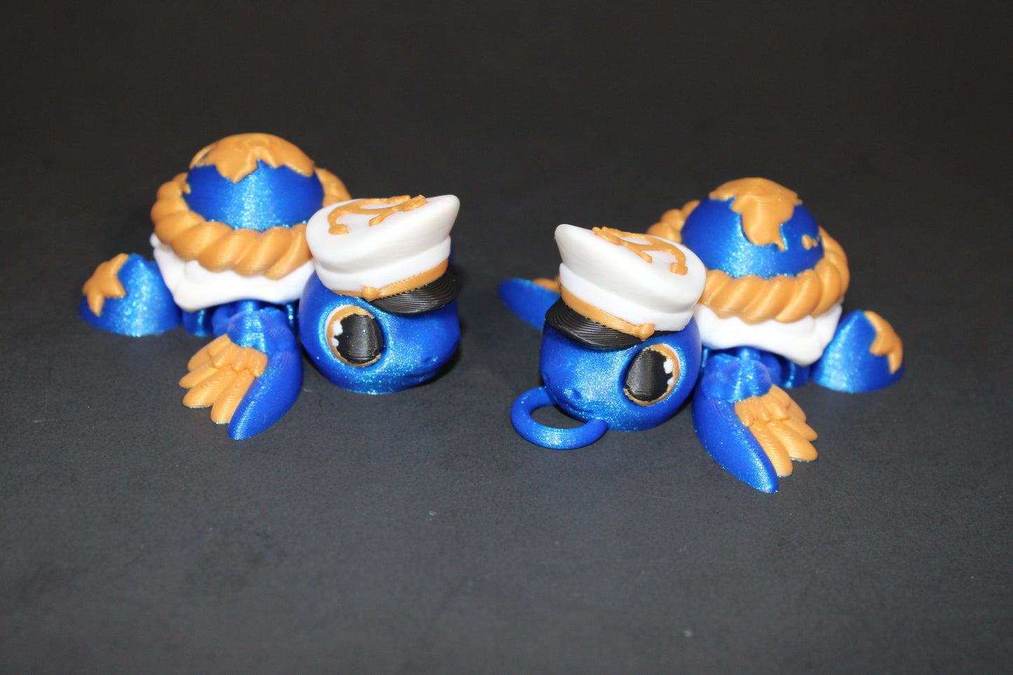 Marine Turtle Articulated 3d Printed Figurine-2.5"