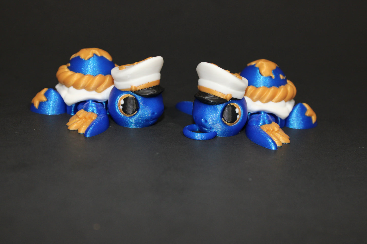 Marine Turtle Articulated 3d Printed Figurine-2.5"