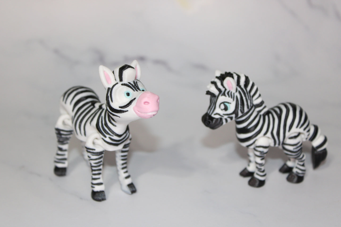 Zebra or Silly Zebra 3D Printed Articulated Flexi Fidget Figurine