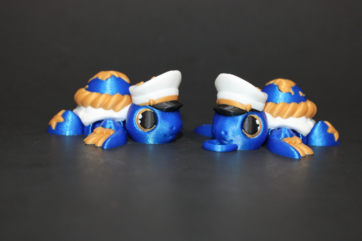 Marine Turtle Articulated 3d Printed Figurine-2.5"