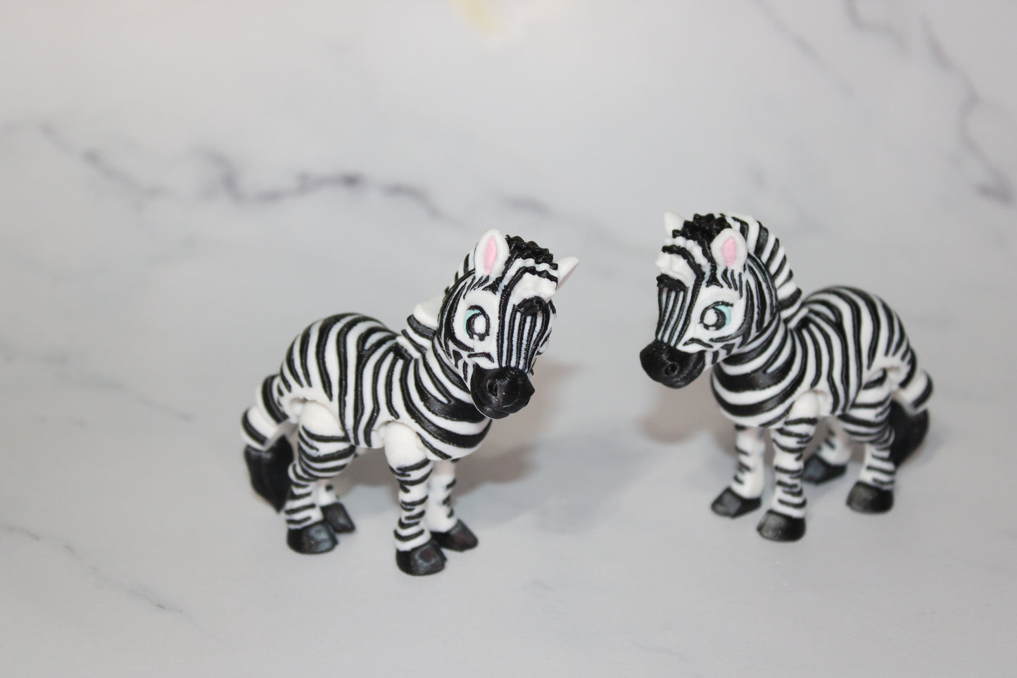 Zebra or Silly Zebra 3D Printed Articulated Flexi Fidget Figurine