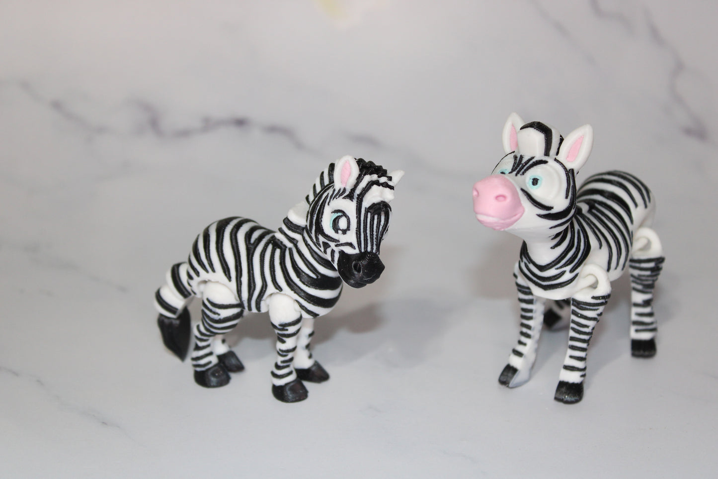 Zebra or Silly Zebra 3D Printed Articulated Flexi Fidget Figurine