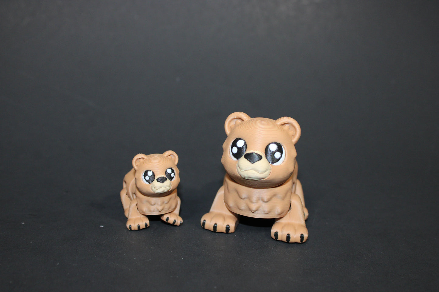 Flexi Bear and Baby Bear: 3D Printed Fidget Toy