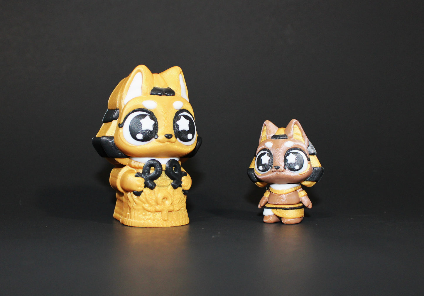 3D Printed Flexi Anubis with Sarcophagus