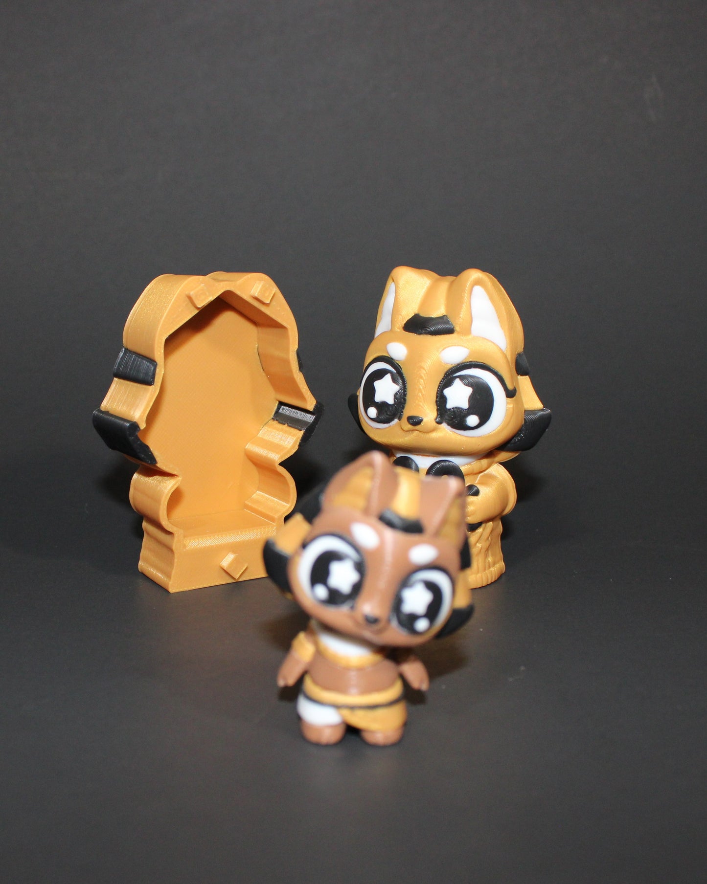 3D Printed Flexi Anubis with Sarcophagus