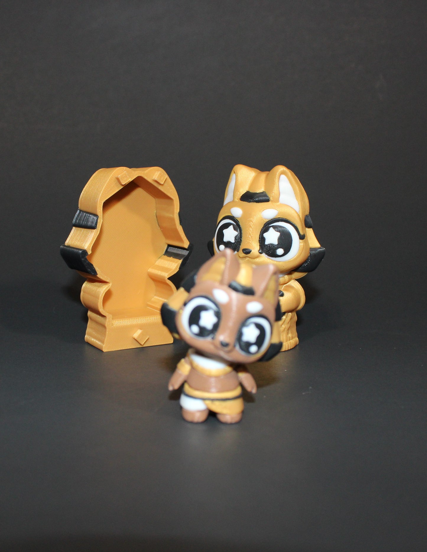 3D Printed Flexi Anubis with Sarcophagus