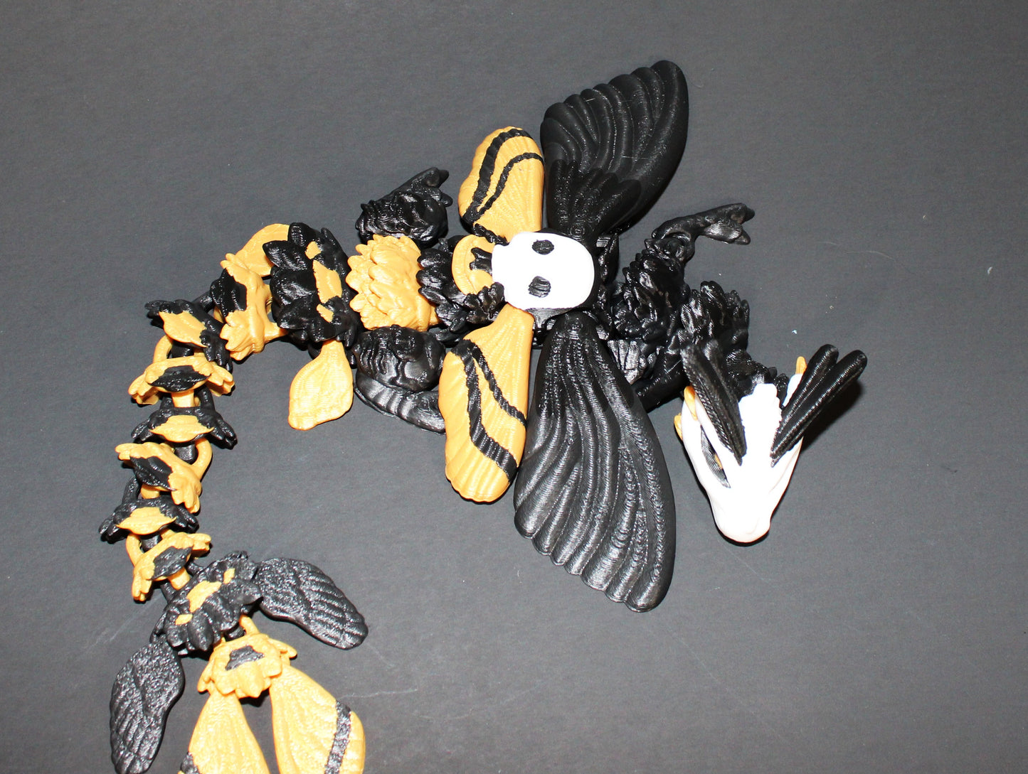 Death-Head Moth Dragon or Baby Dragon 3D Printed Articulated
