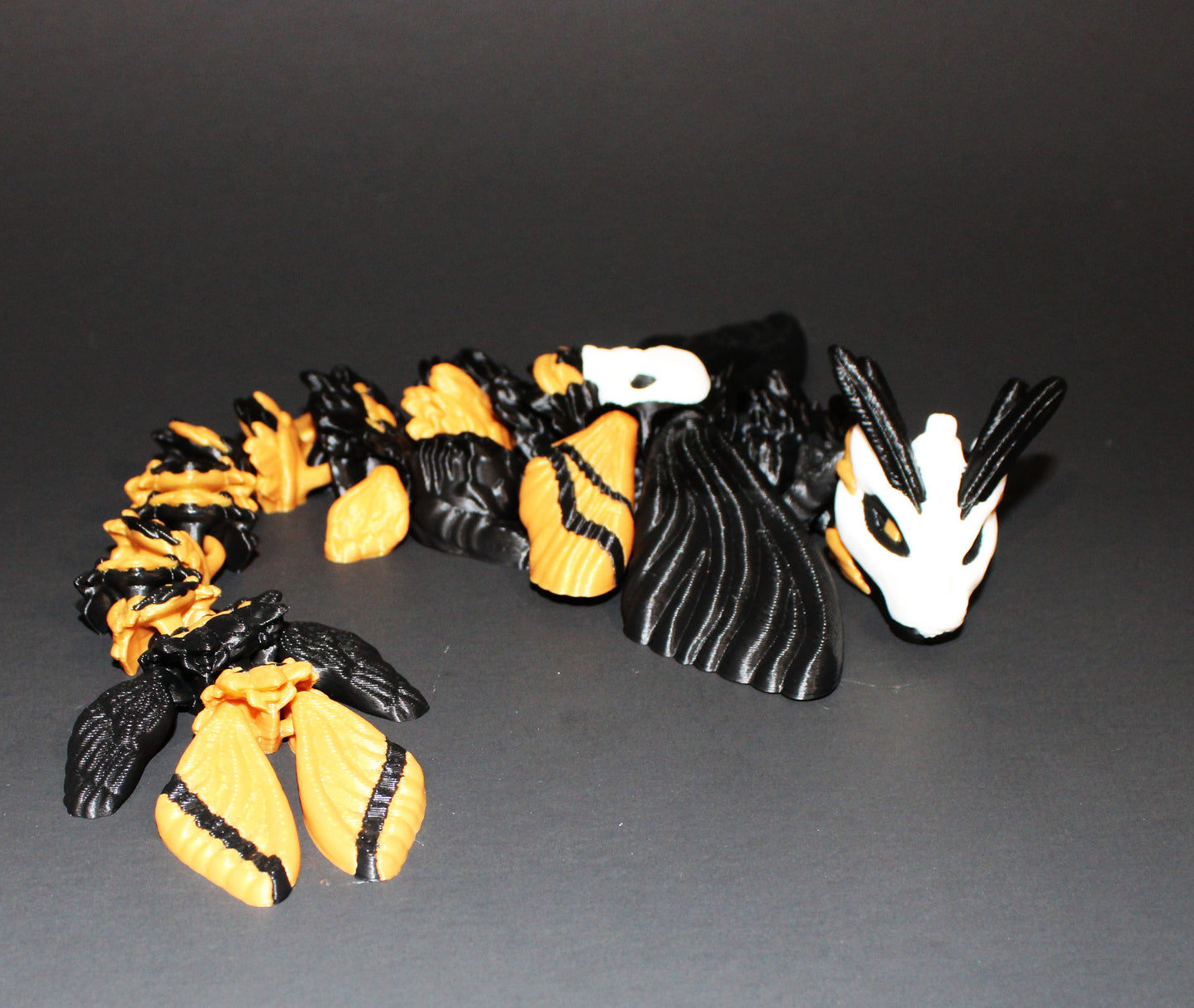 Death-Head Moth Dragon or Baby Dragon 3D Printed Articulated