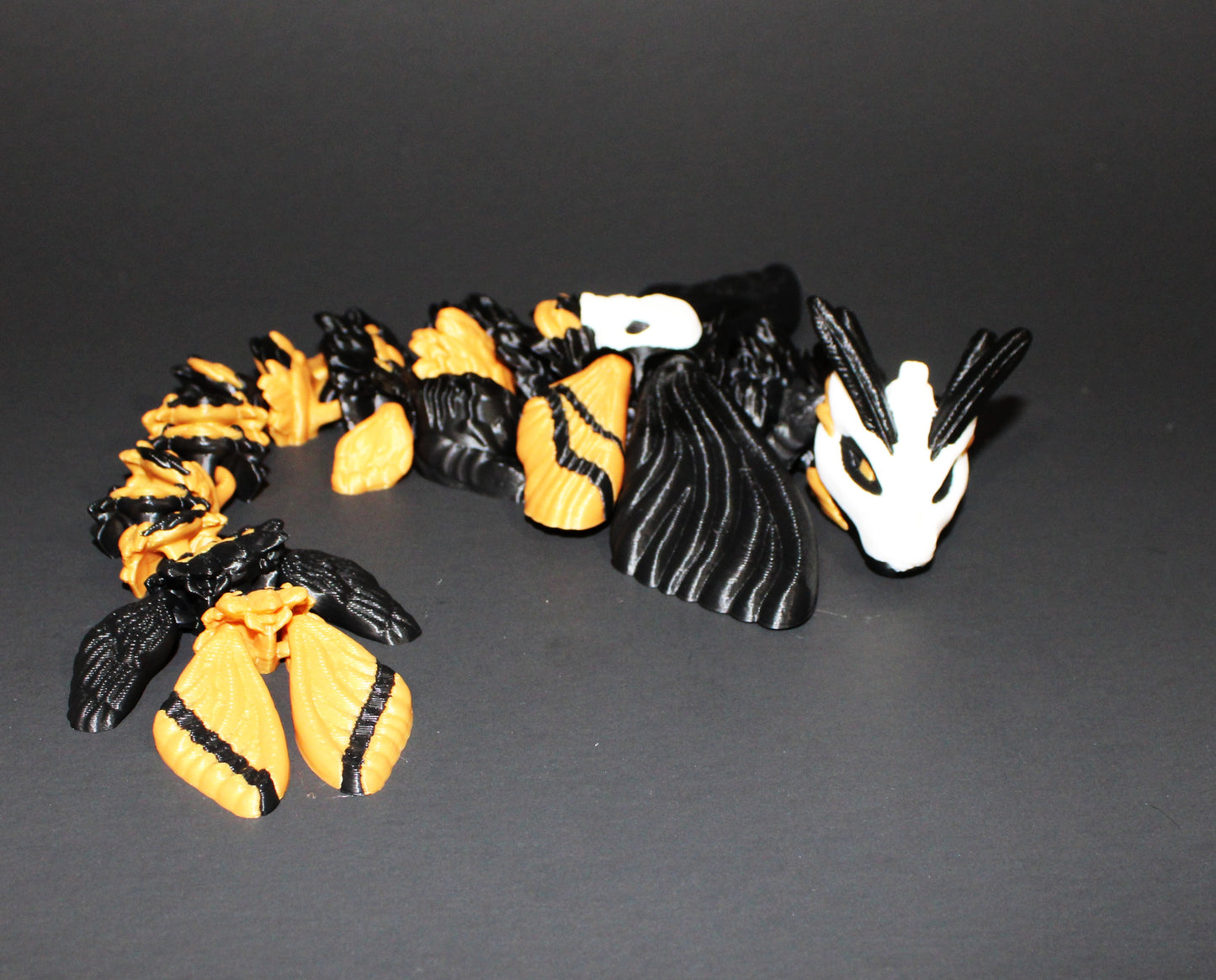 Death-Head Moth Dragon or Baby Dragon 3D Printed Articulated