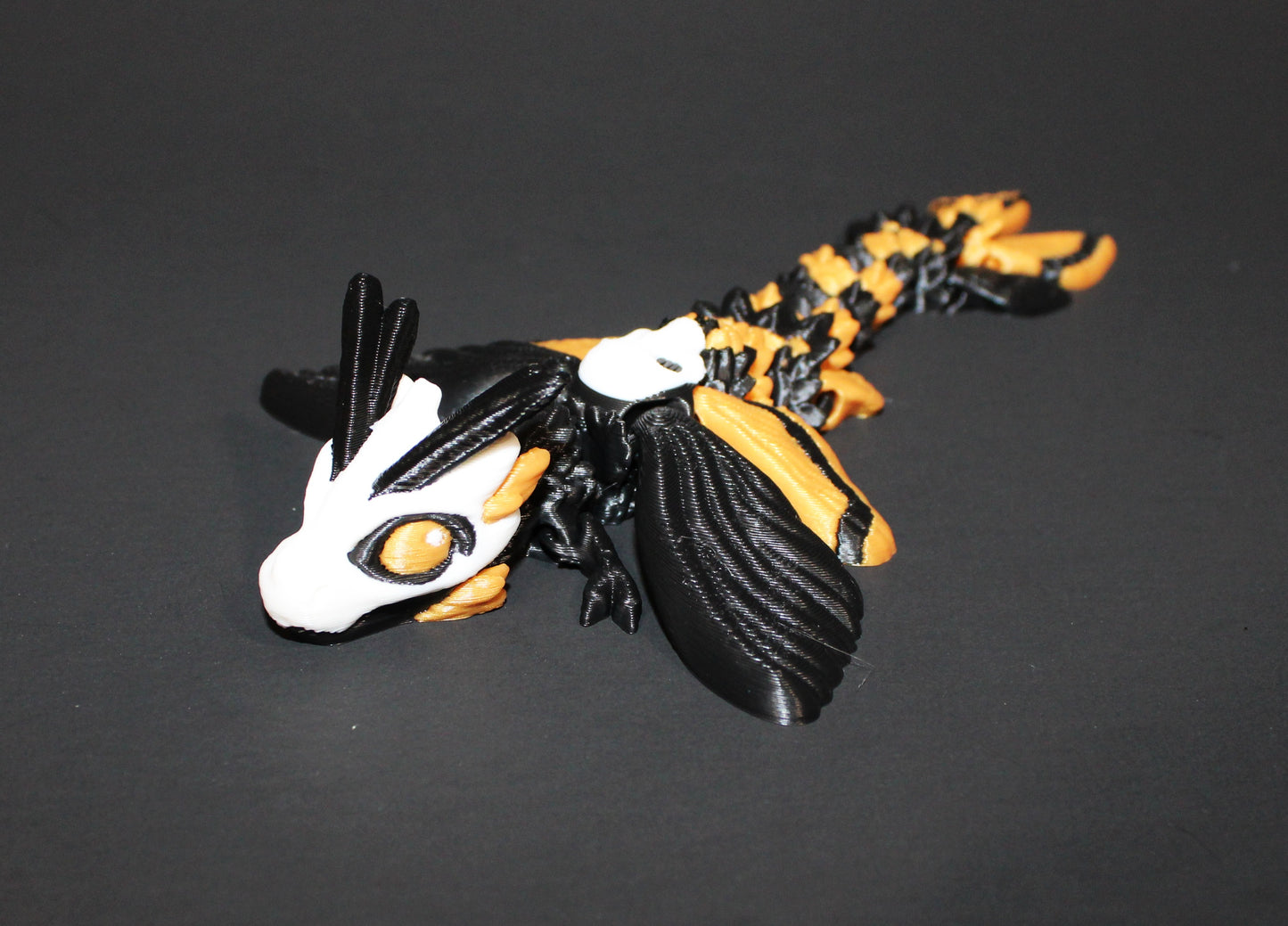 Death-Head Moth Dragon or Baby Dragon 3D Printed Articulated