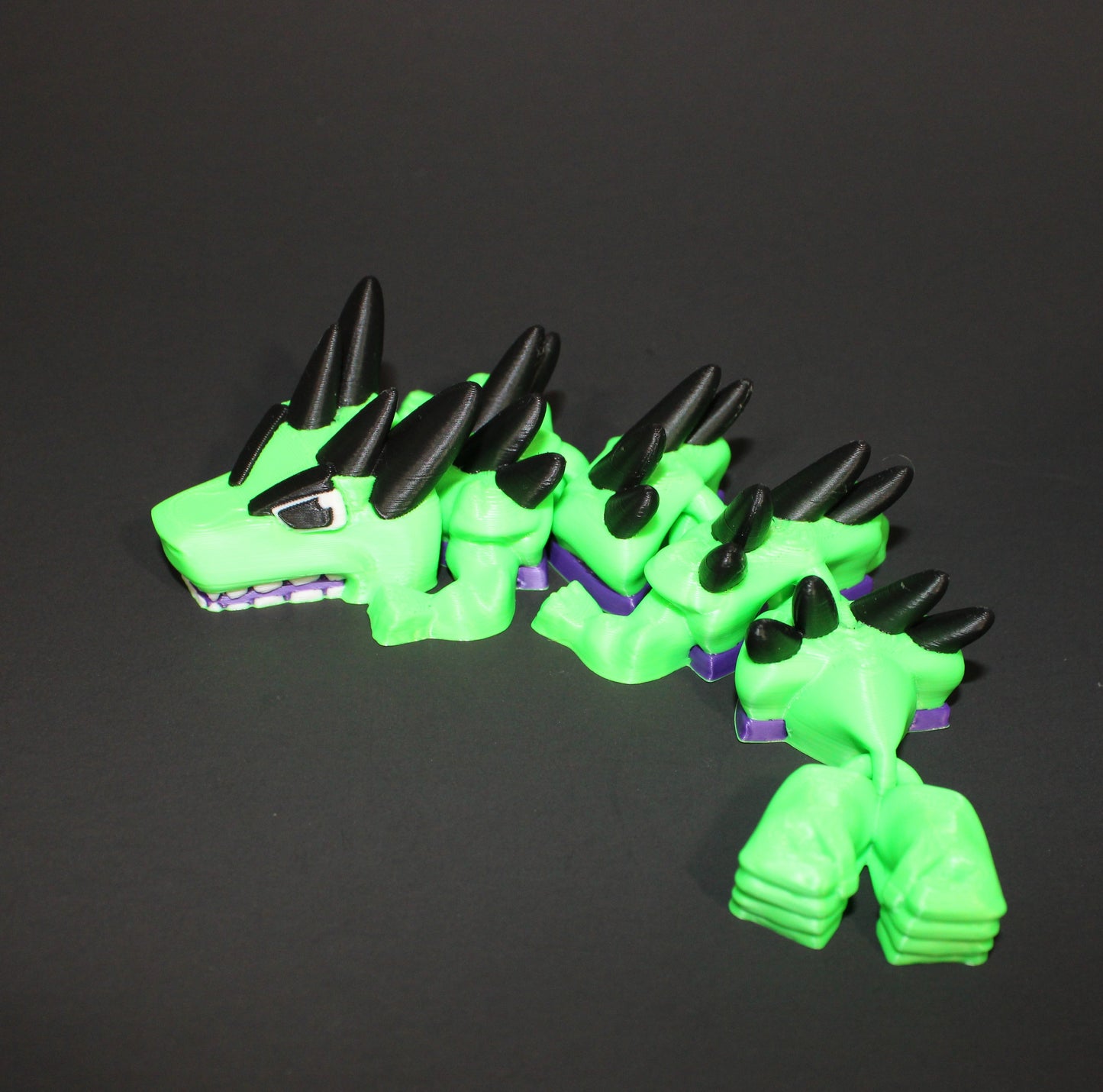 Smash Dragon Mini 3D Printed Articulated Figurine 7"