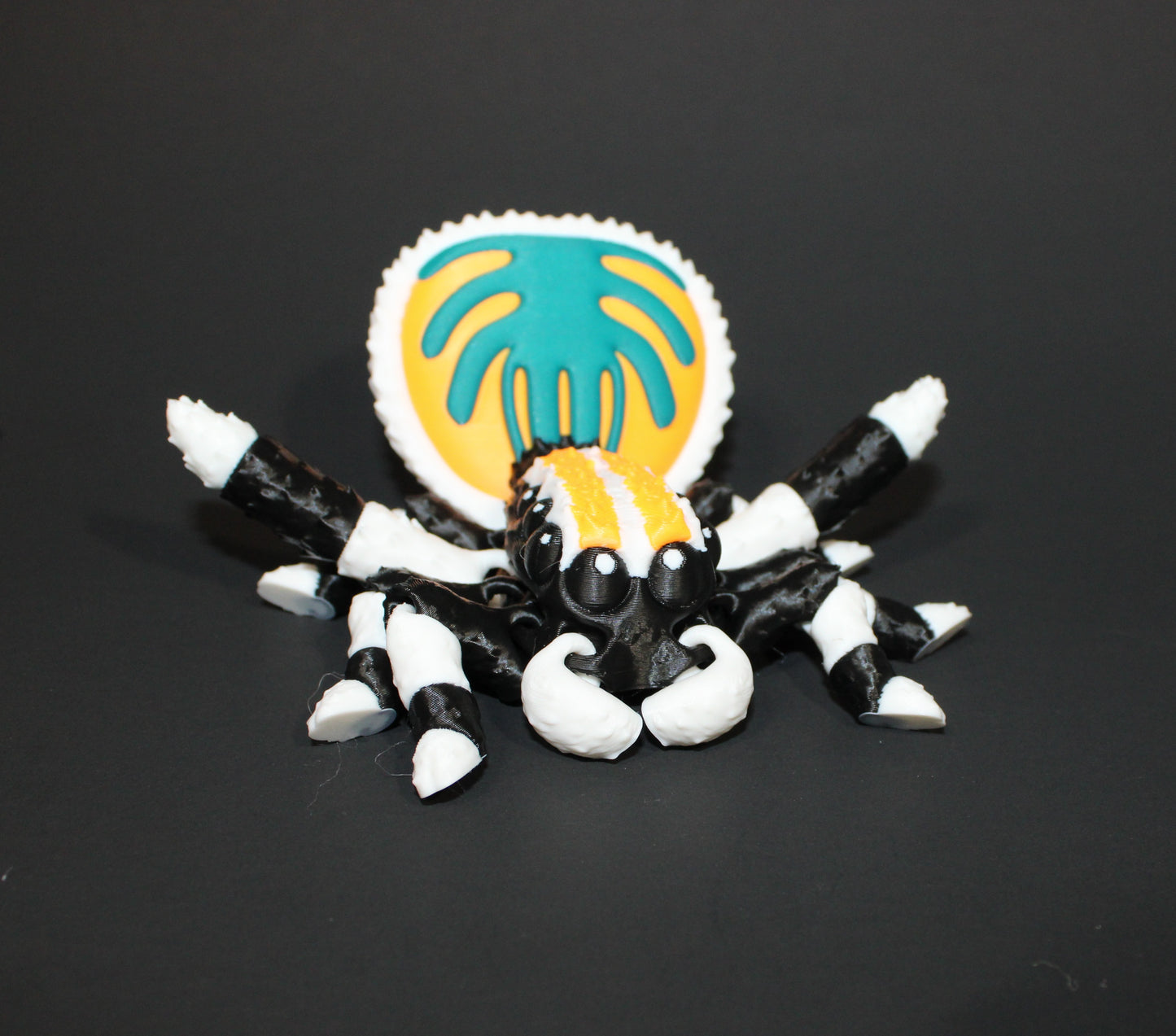 3D Printed Articulated Flexi Peacock Spider Fidget Toy