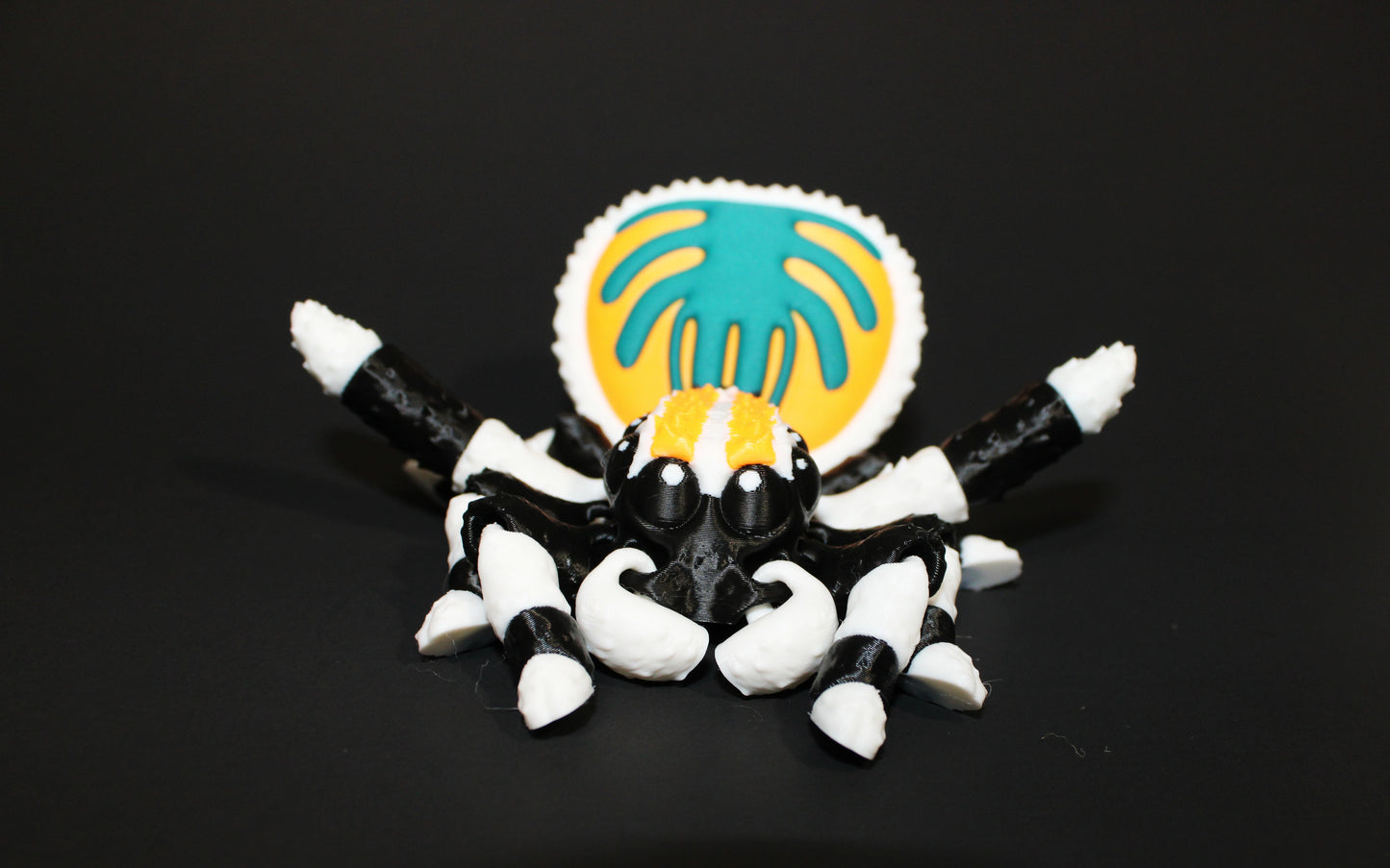 3D Printed Articulated Flexi Peacock Spider Fidget Toy