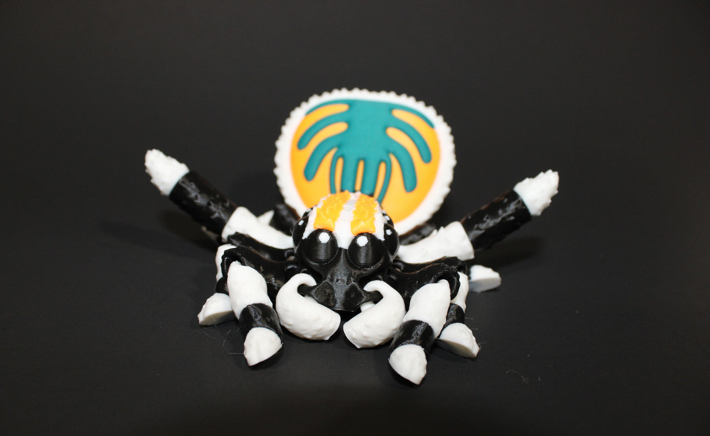 3D Printed Articulated Flexi Peacock Spider Fidget Toy