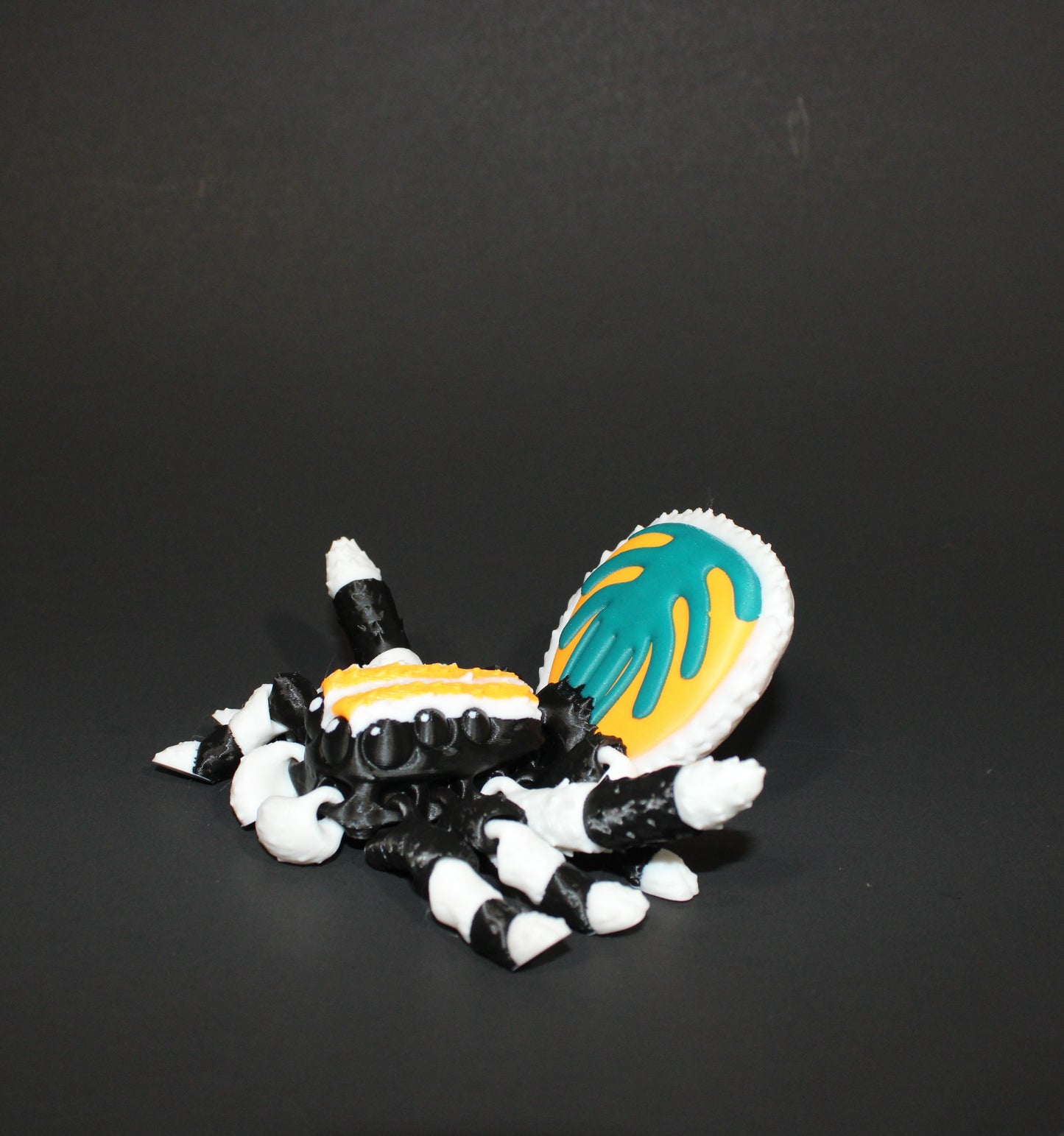 3D Printed Articulated Flexi Peacock Spider Fidget Toy