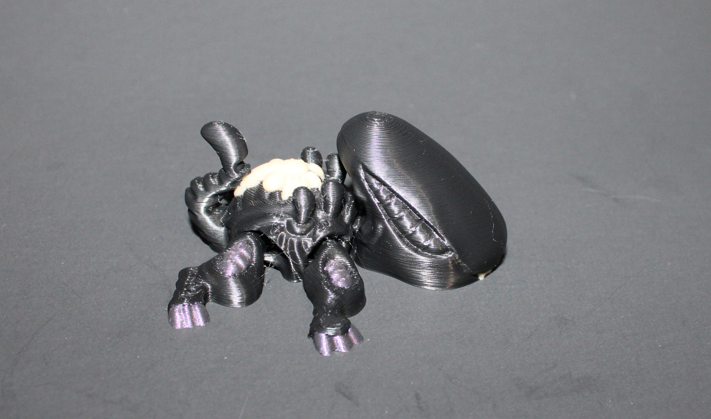 Xenoturtle- Articulated 3D Printed Flexi Fidget Toy-2.5"