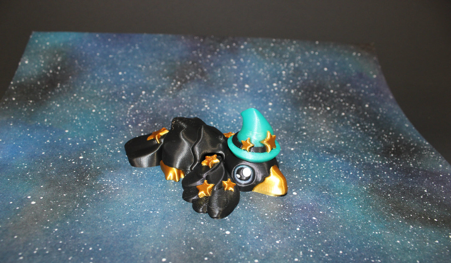 3D Printed Crow Flexi Fidget Toy-Keychain Options Available