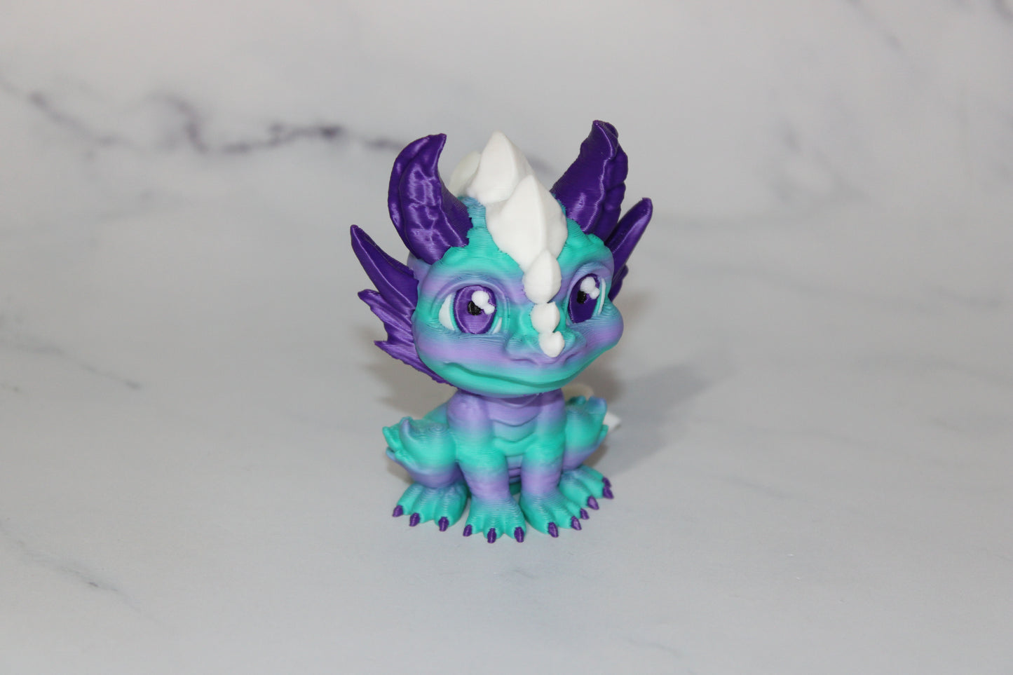 Crystal Hatchling, Dragon Hatchling or Cactus Hatchling Dragon 3d Printed Figurine