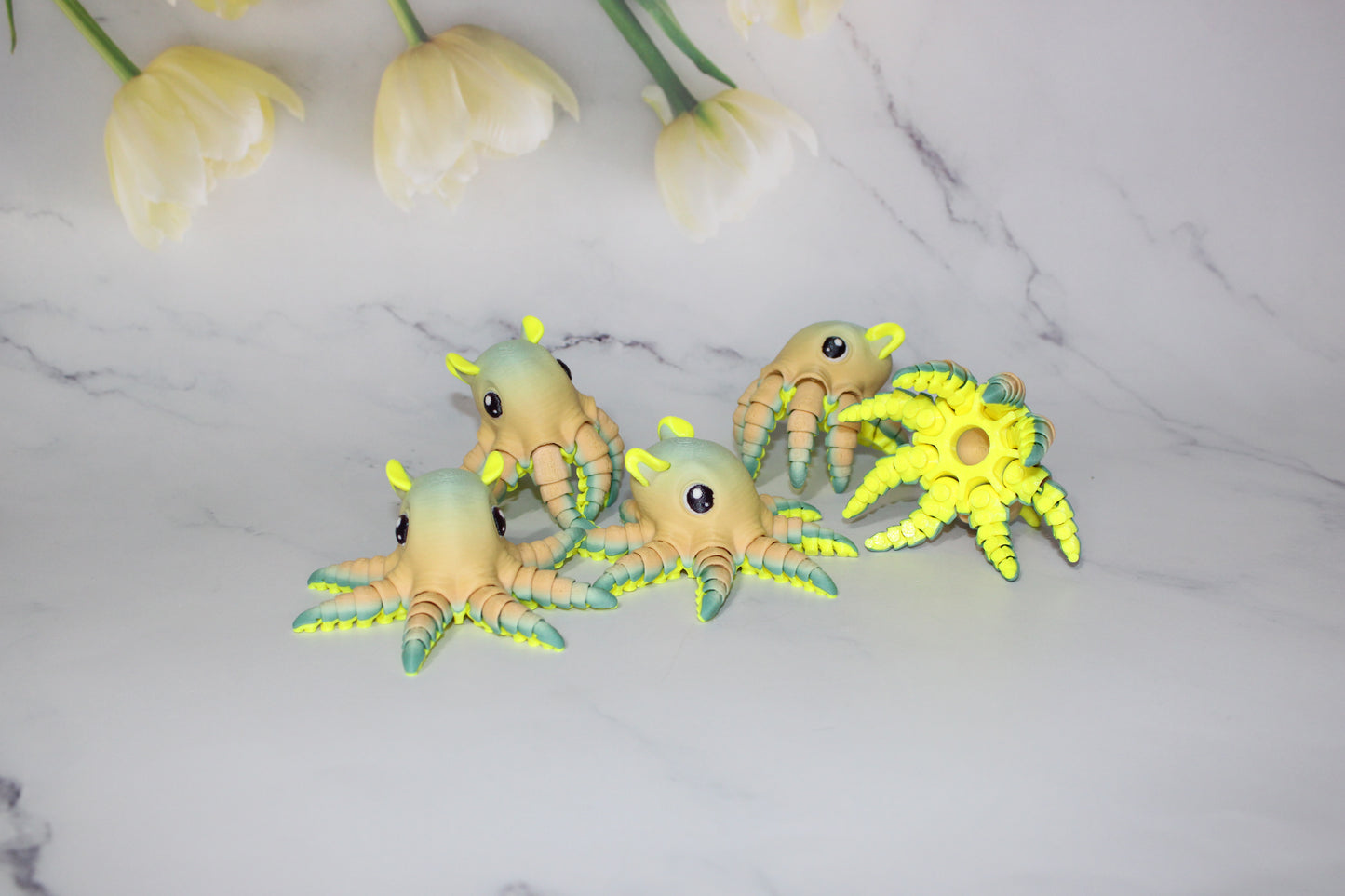 Flap Jack Octopus 3D Printed Articulated Figurine