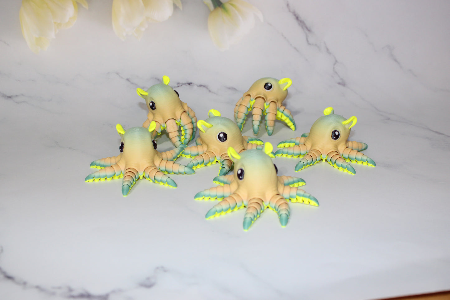Flap Jack Octopus 3D Printed Articulated Figurine