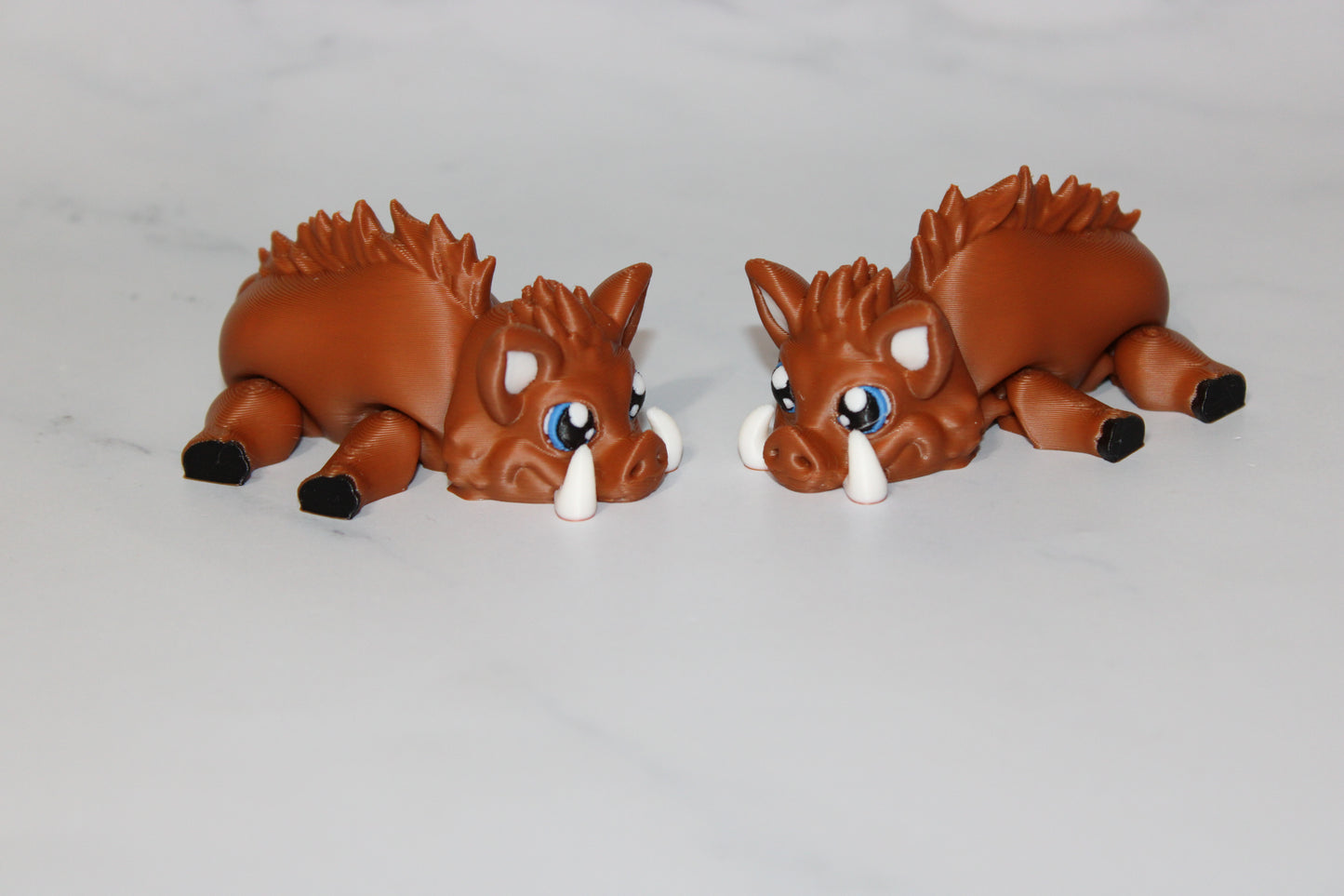 Boar or Pig 3D Printed Articulated Flexi Fidget Figurine