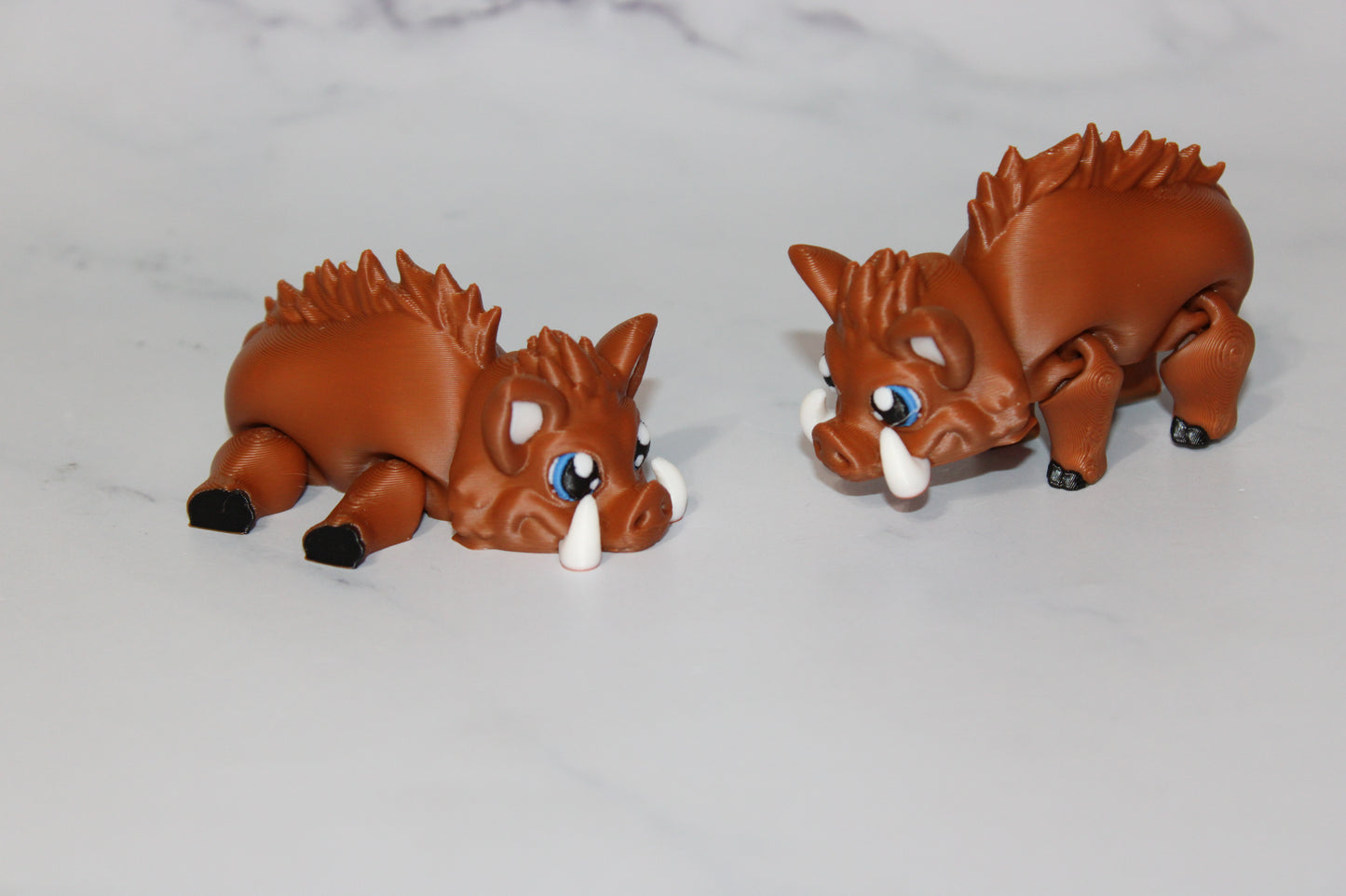 Boar or Pig 3D Printed Articulated Flexi Fidget Figurine