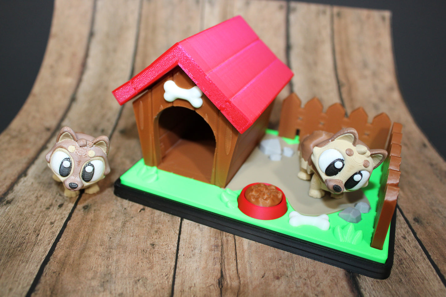 3D Printed Flexi German Shepard with Play Yard set