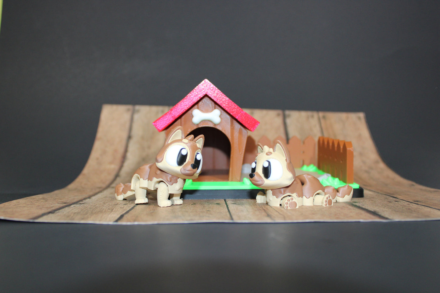 3D Printed Flexi German Shepard with Play Yard set