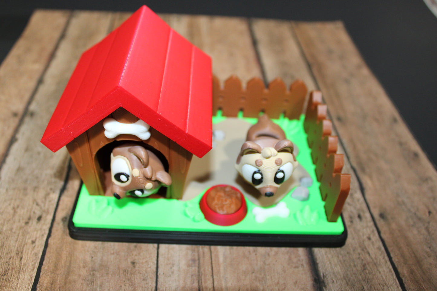 3D Printed Flexi German Shepard with Play Yard set