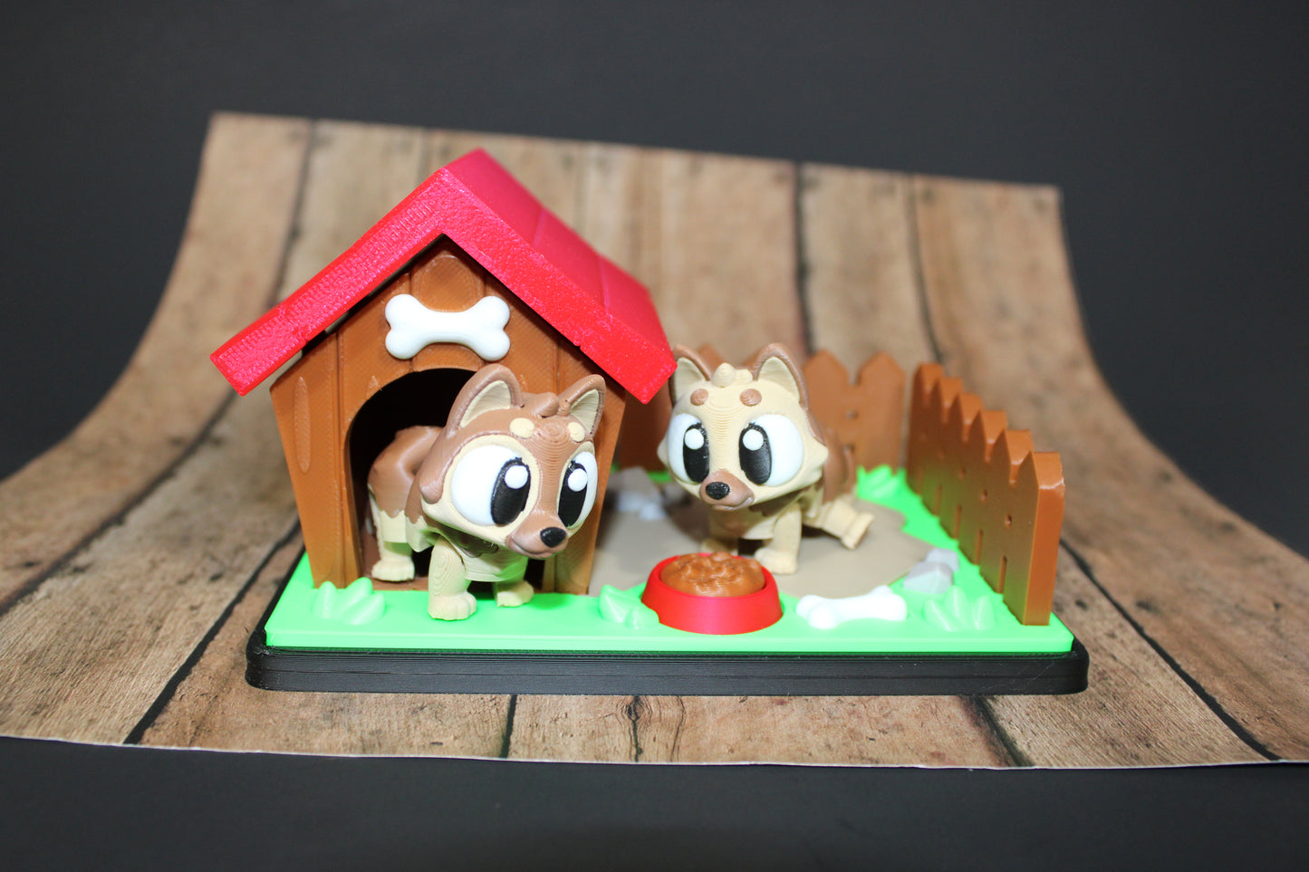 3D Printed Flexi German Shepard with Play Yard set