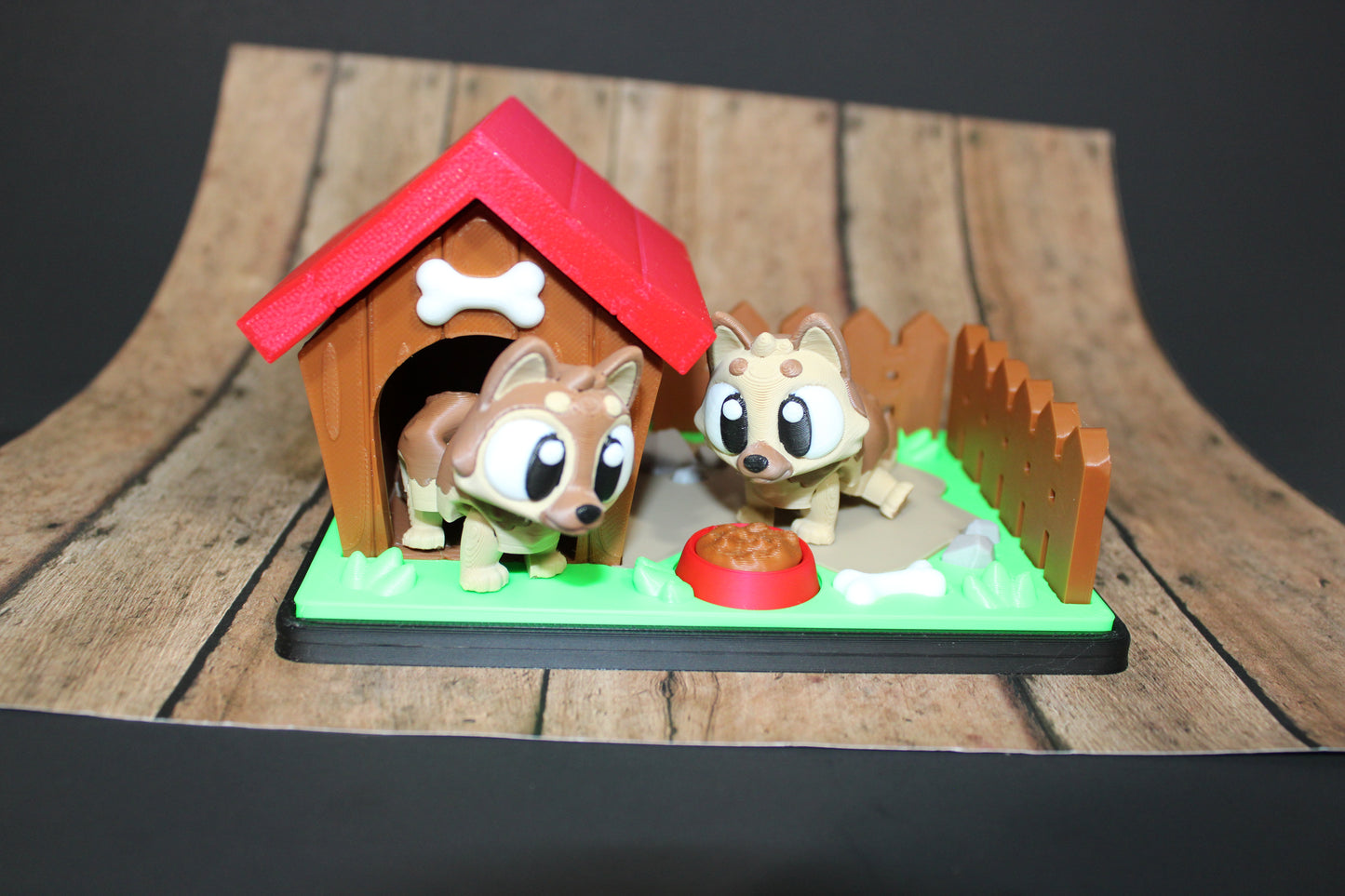 3D Printed Flexi German Shepard with Play Yard set
