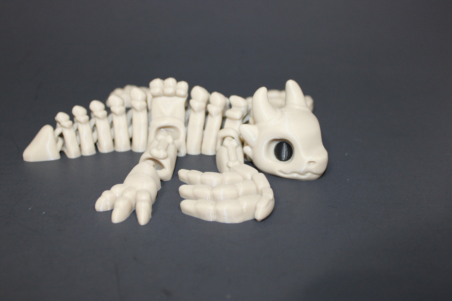Bone Wyvern 7" Long: 3D Printed Fidget Toy