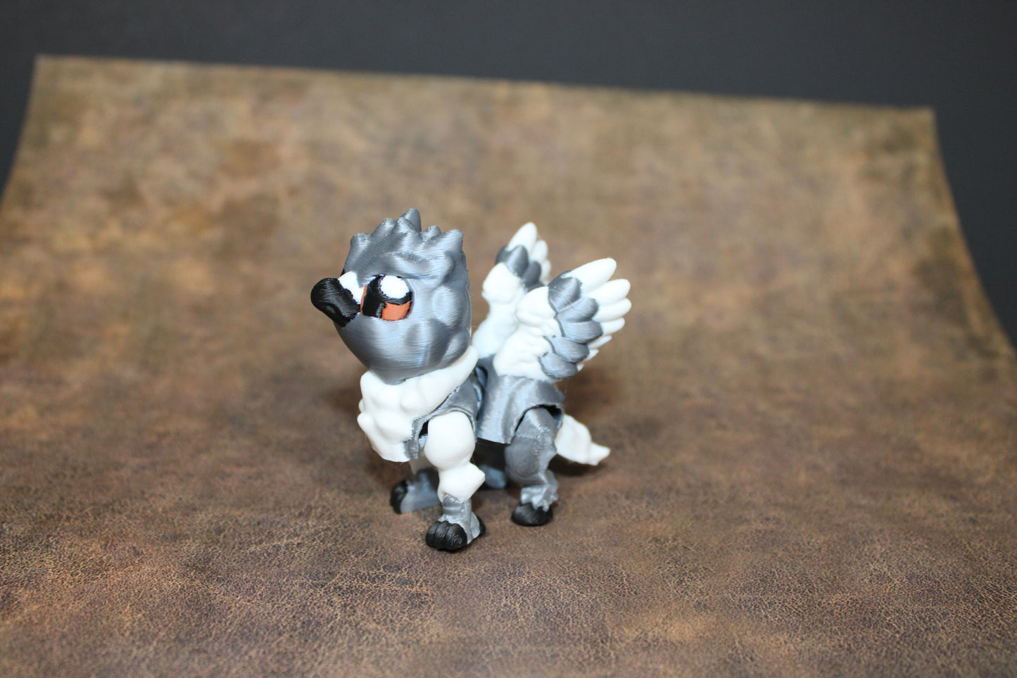 Griffin, Hippogriff and Nightmare -3D printed Flexi Figurine-2.5" Tall-Includes all 3