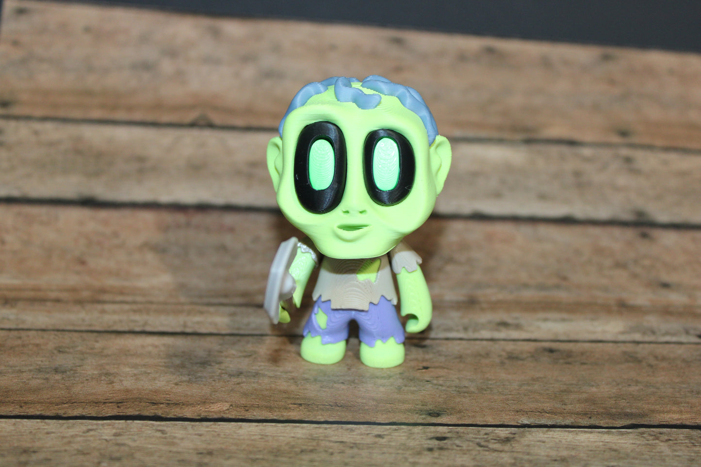 Blob Zombies-3-3.25 inches Tall-3D Printed Articulated Flexi Figurines-Perfect for Halloween