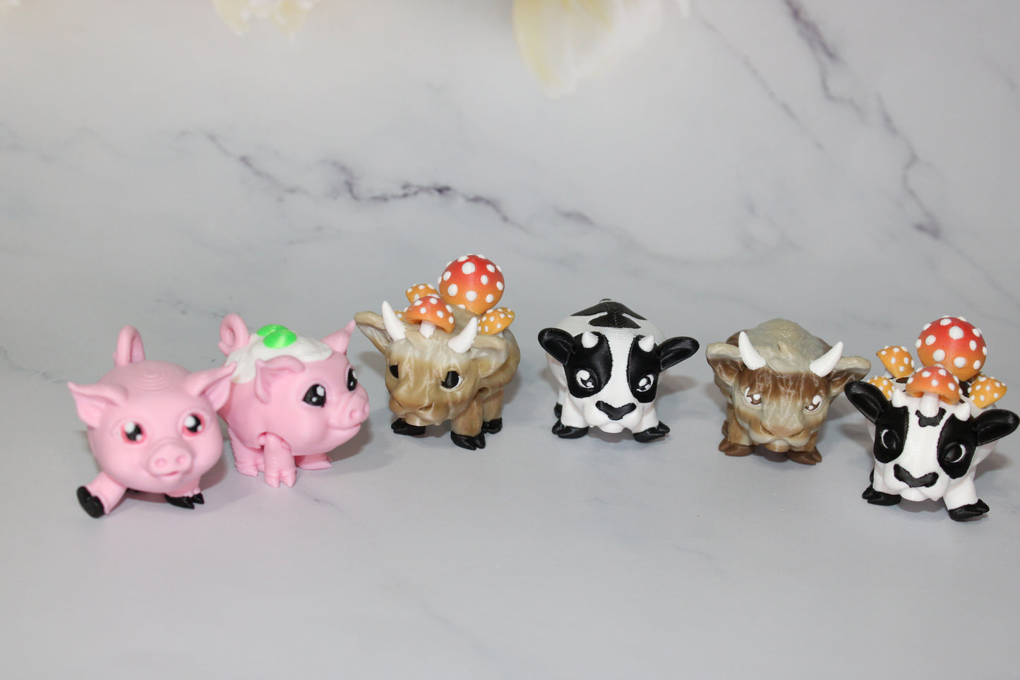 Pufflings 3D Printed Articulated Flexi Fidgets- Perfect for Parties and Goodie Bags