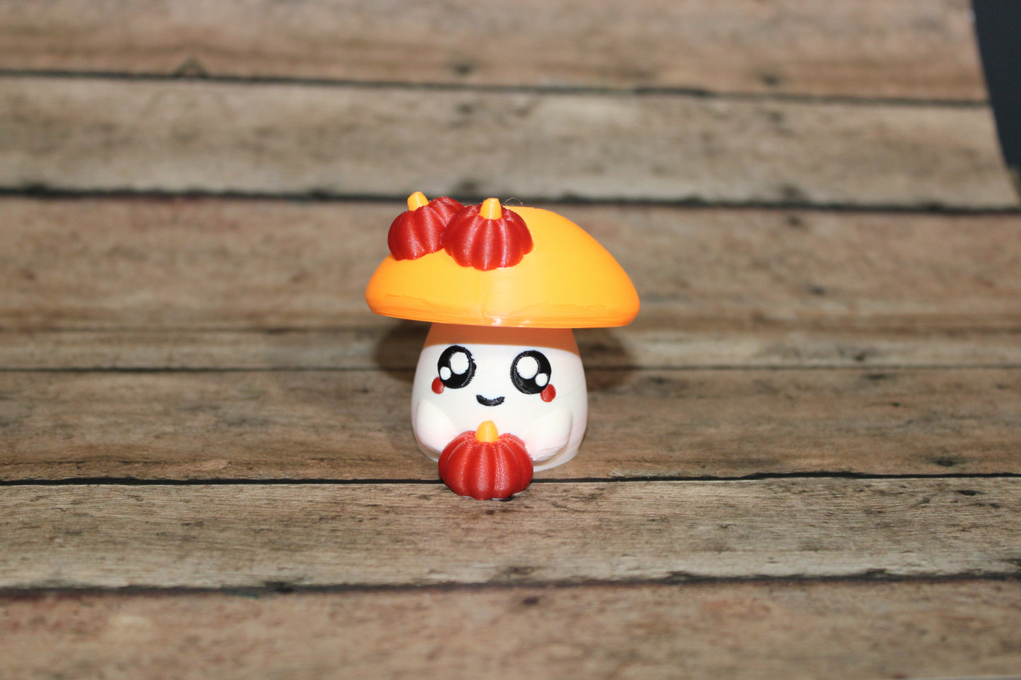 Fall Friends: 3D-Printed Fidget Toy - Includes Three Mushroom Companions