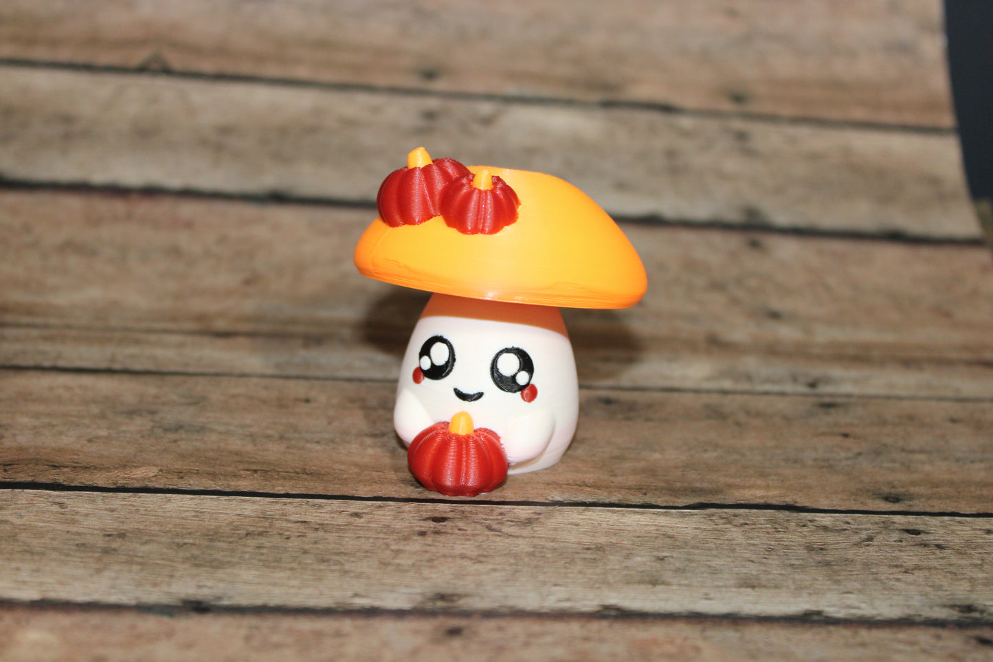 Fall Friends: 3D-Printed Fidget Toy - Includes Three Mushroom Companions