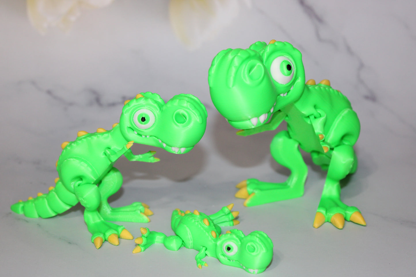 Cute T-Rex: 3D Printed, Articulated