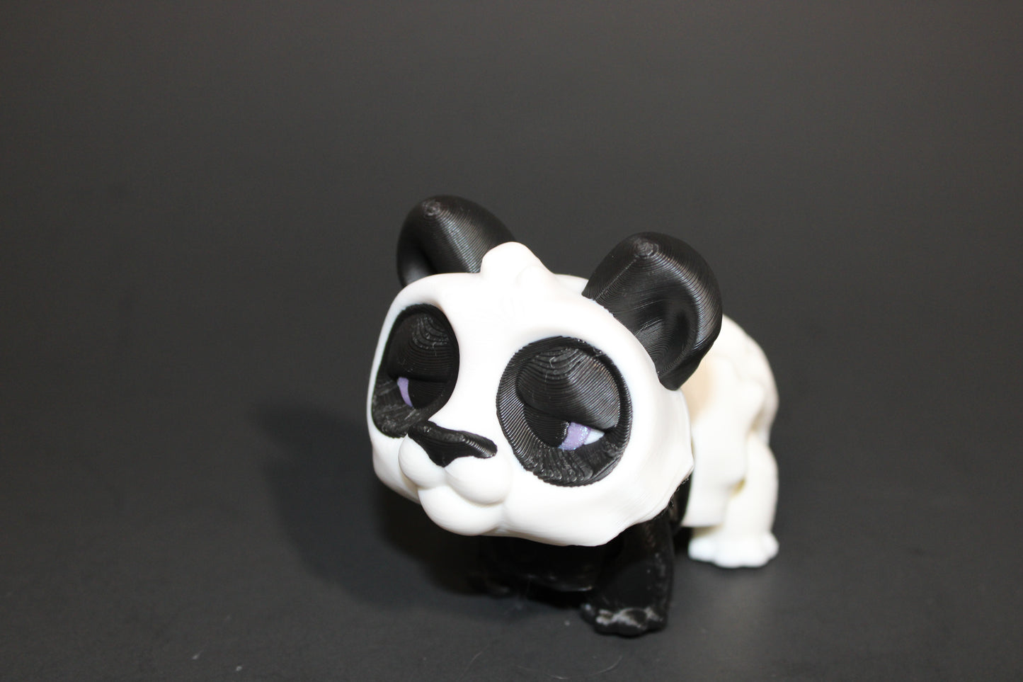 3D Printed Panda Play Set: Regular Set Includes Bamboo House, Bed, Feeding Bowls, Bamboo shoots, 1 Panda-Please read the description.