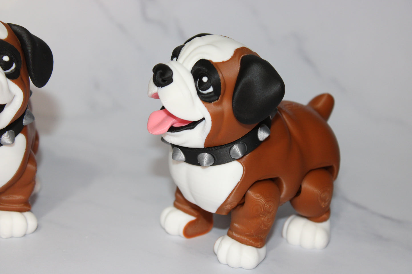 English Bull Dog:3D Printed Articulated Flexi Fidget Toy