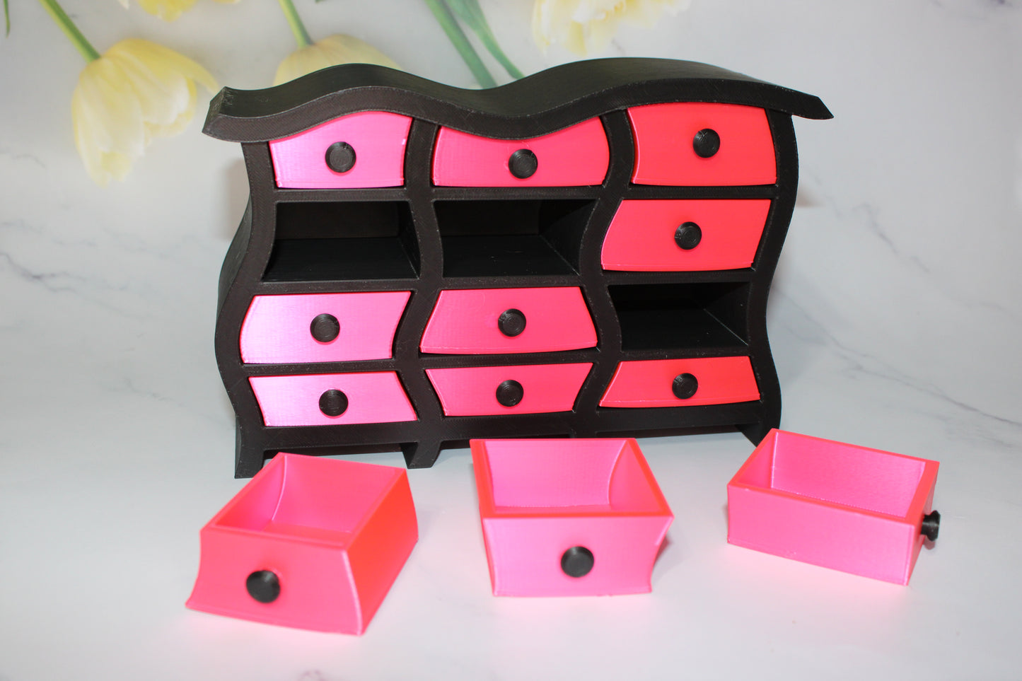 Wardrobe 3D Printed with working drawers - Wonderland 3D Printing