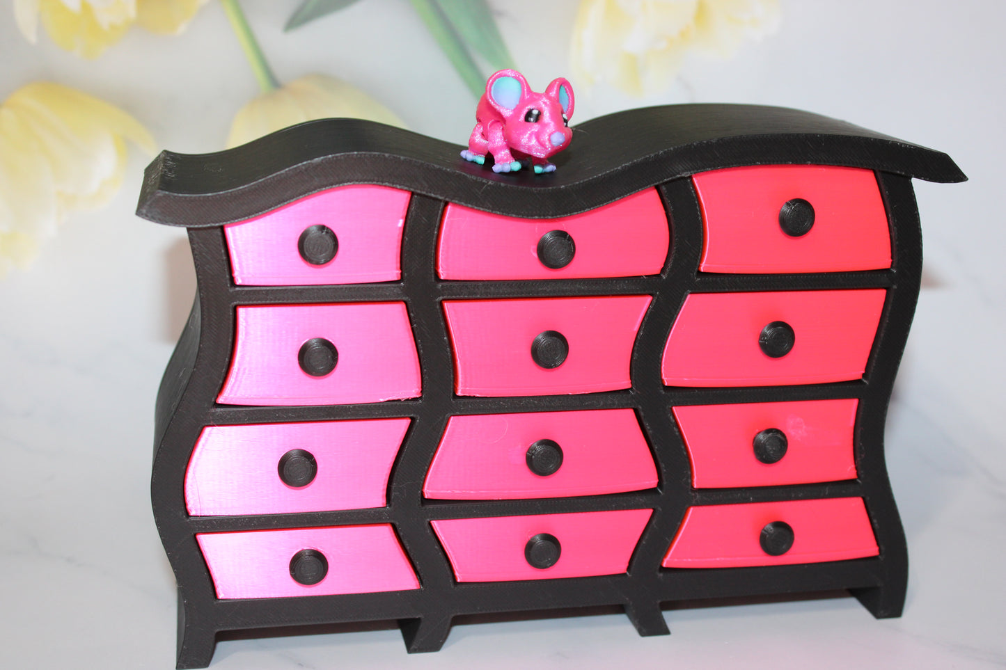 Wardrobe 3D Printed with working drawers - Wonderland 3D Printing