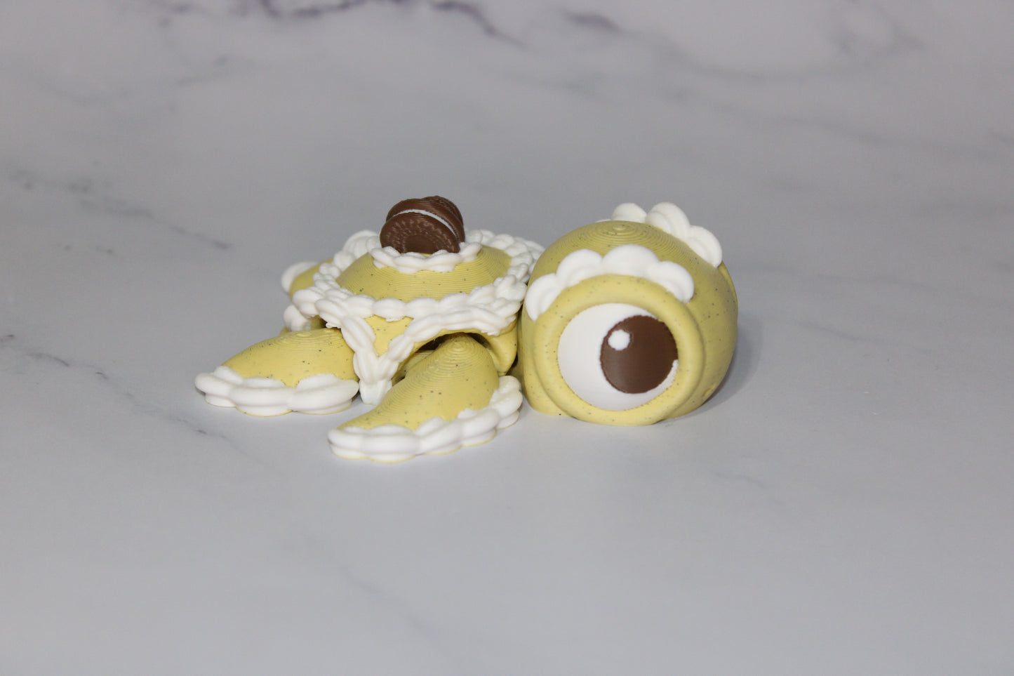 Dessert Turtles Articulated 3d Printed Figurine - Wonderland 3D Printing