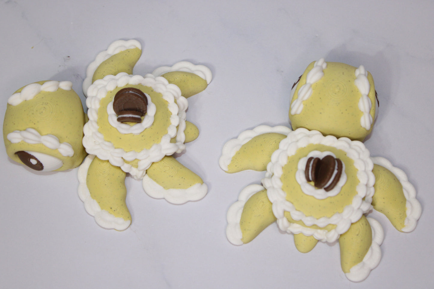Dessert Turtles Articulated 3d Printed Figurine - Wonderland 3D Printing