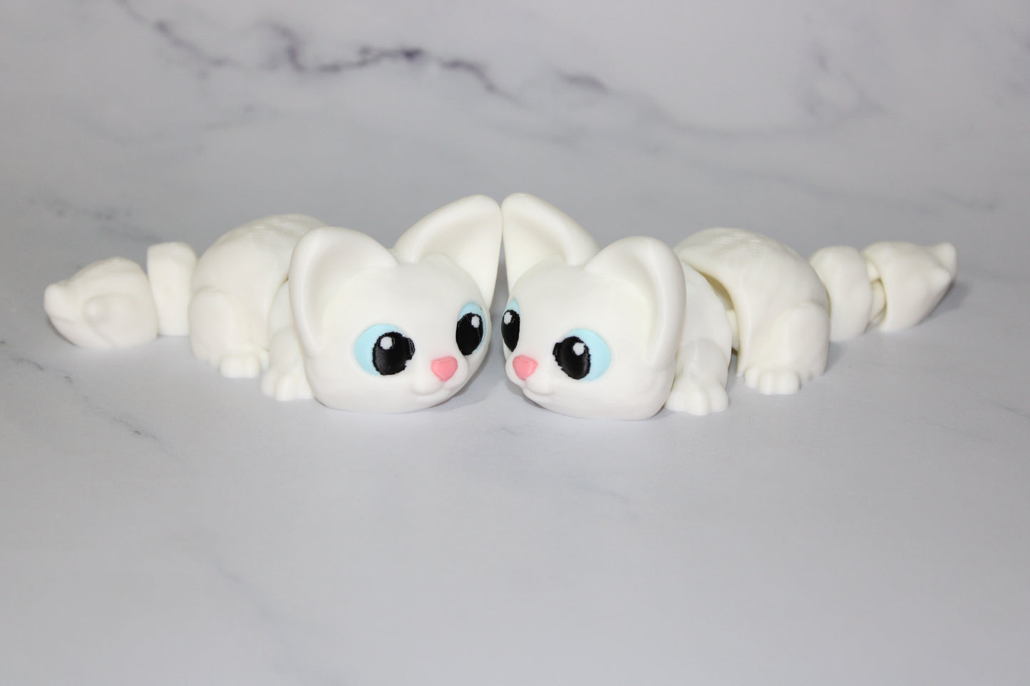 Munchkin Kitty Articulated 3d Printed Figurine - Wonderland 3D Printing