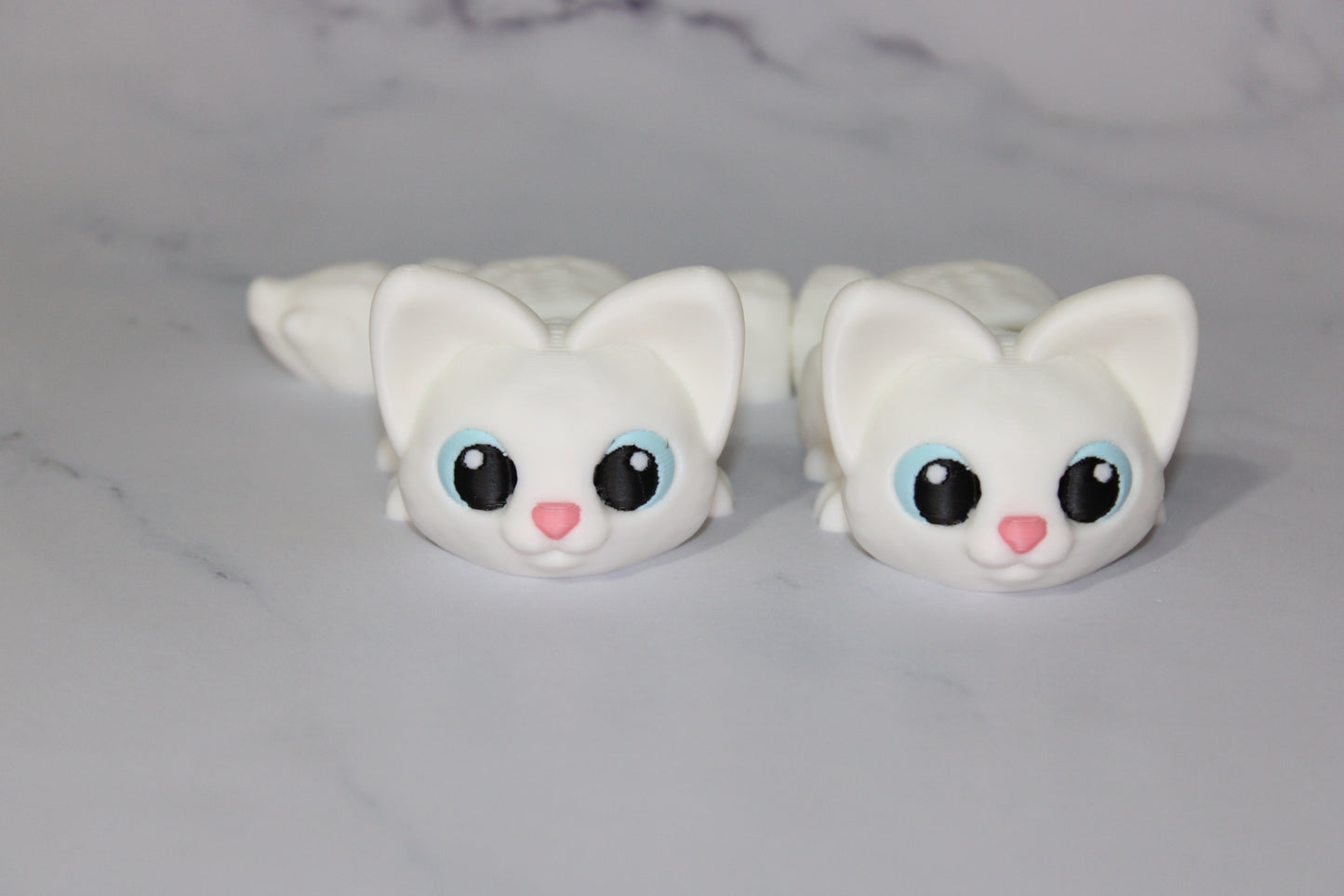 Munchkin Kitty Articulated 3d Printed Figurine - Wonderland 3D Printing