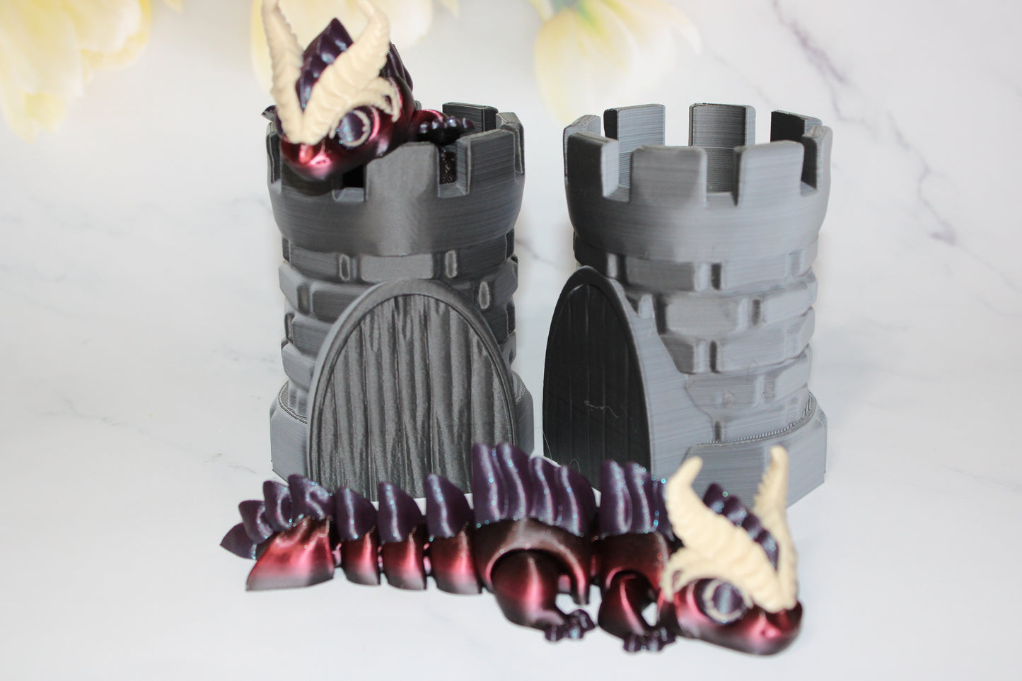 Drathal Baby Dragon Articulated 3d Printed Figurine