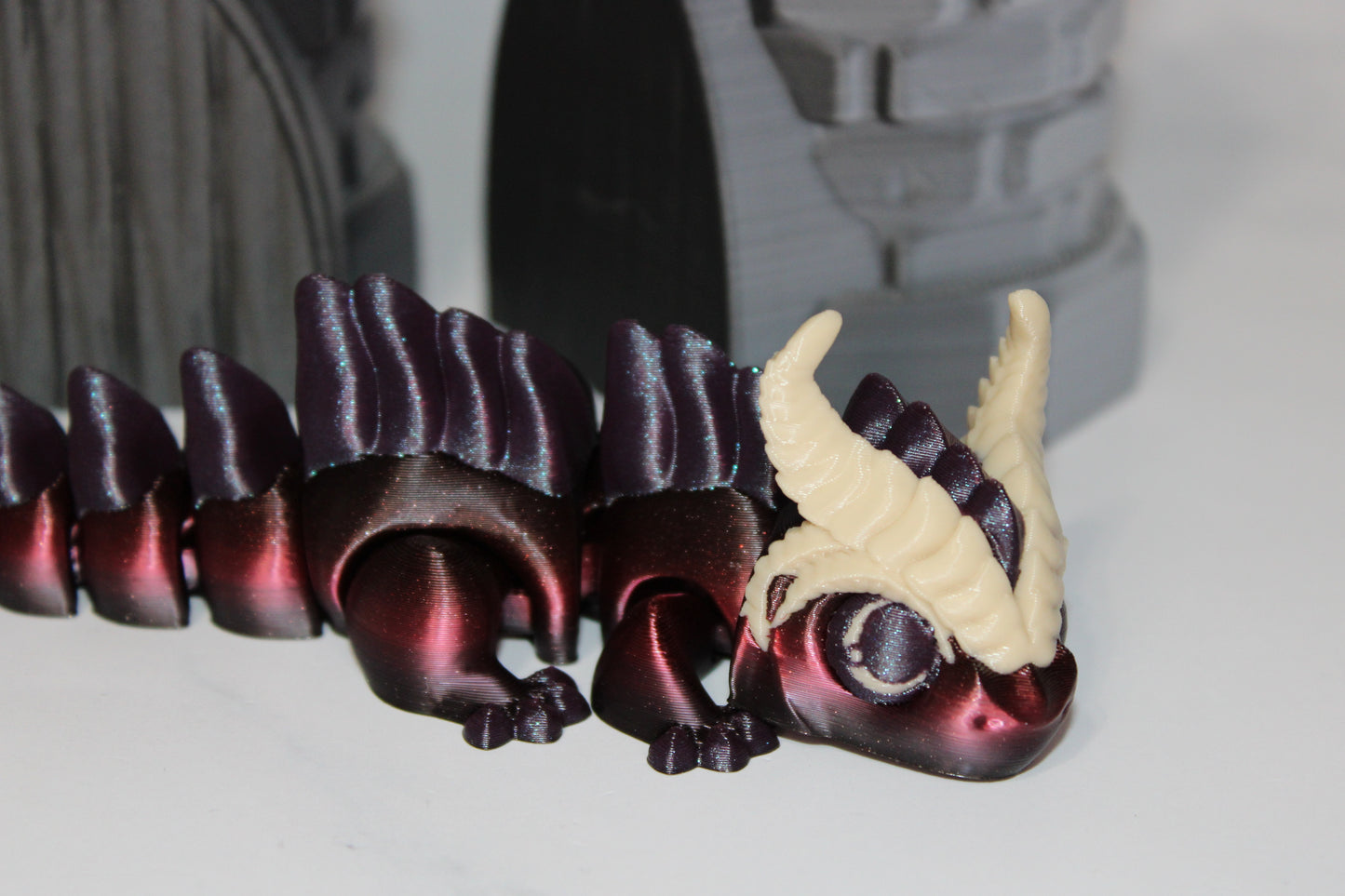 Drathal Baby Dragon Articulated 3d Printed Figurine