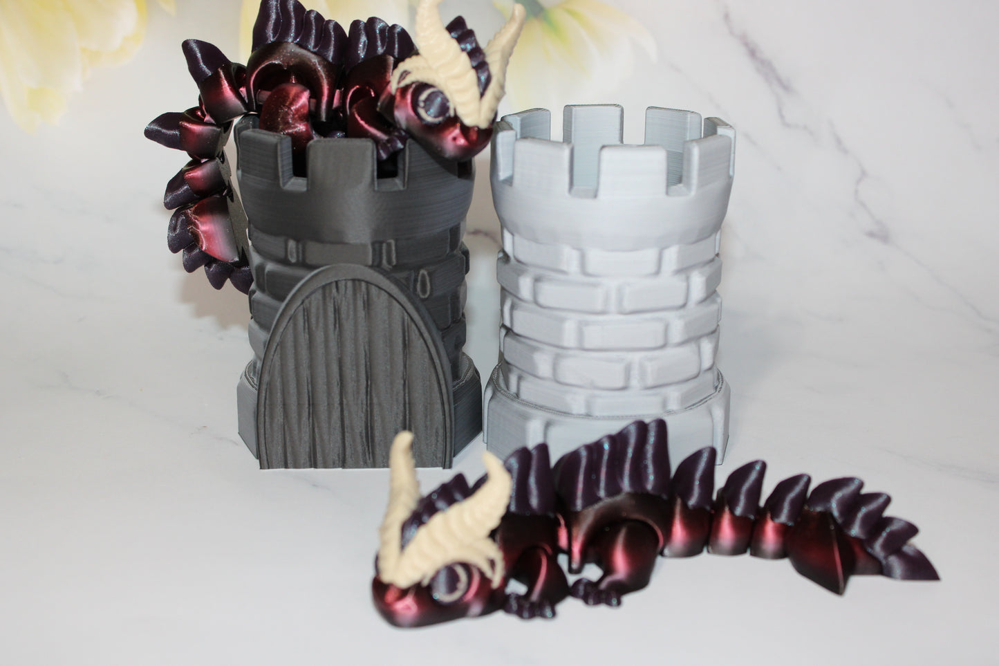 Drathal Baby Dragon Articulated 3d Printed Figurine