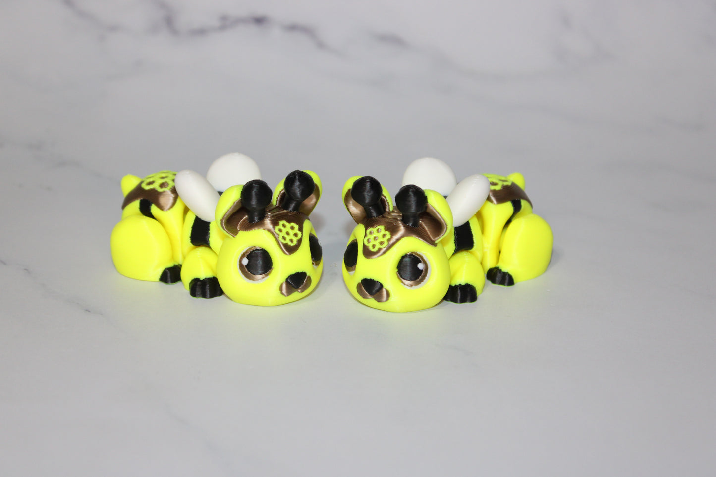 Honey Bunny Bee Articulated 3d Printed Figurine